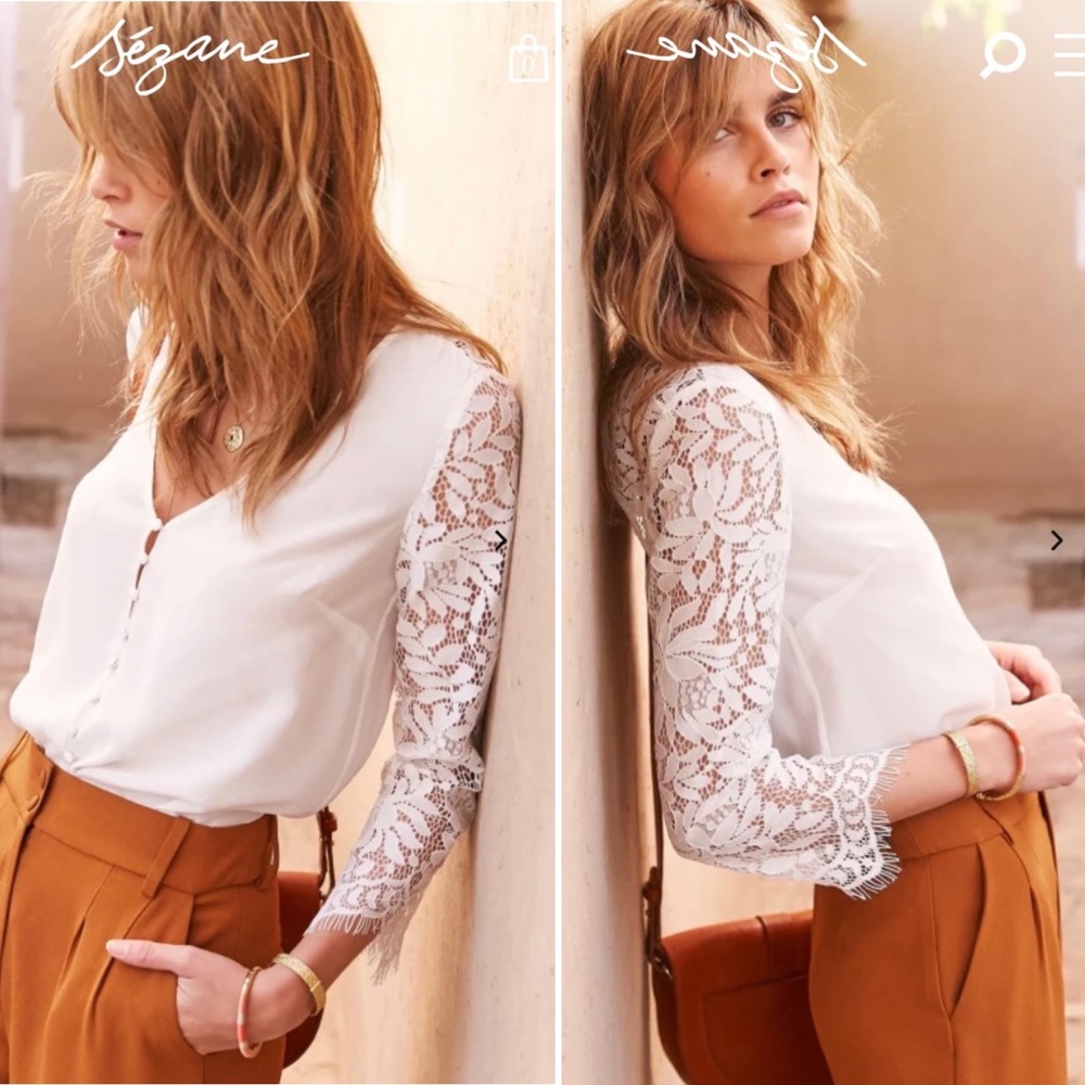 🍇 Sézane April Blouse
